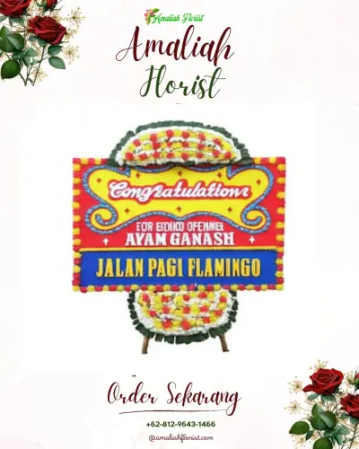 Bunga Papan Congratulation di Sempol